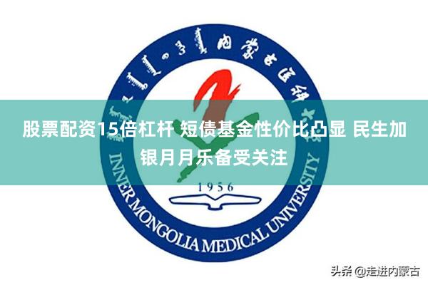 股票配资15倍杠杆 短债基金性价比凸显 民生加银月月乐备受关注