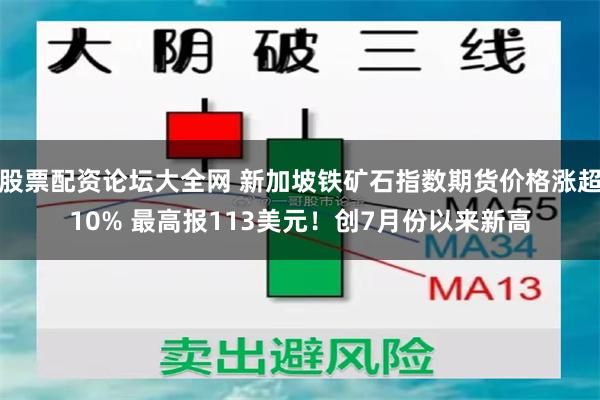 股票配资论坛大全网 新加坡铁矿石指数期货价格涨超10% 最高报113美元！创7月份以来新高