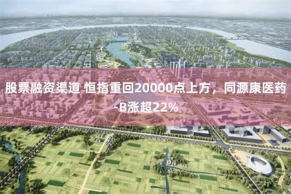 股票融资渠道 恒指重回20000点上方，同源康医药-B涨超22%