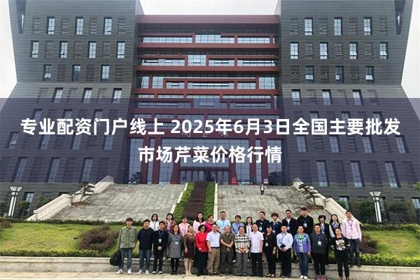 专业配资门户线上 2025年6月3日全国主要批发市场芹菜价格行情