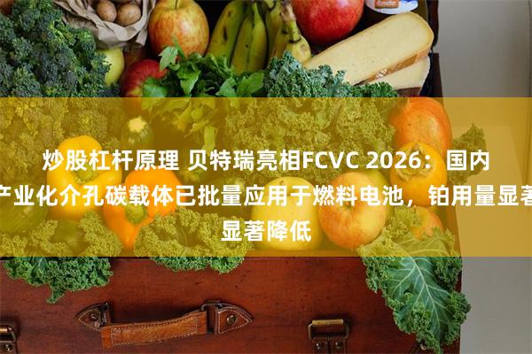 炒股杠杆原理 贝特瑞亮相FCVC 2026：国内首款产业化介孔碳载体已批量应用于燃料电池，铂用量显著降低