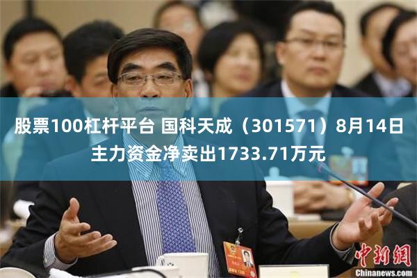 股票100杠杆平台 国科天成（301571）8月14日主力资金净卖出1733.71万元