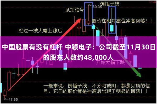 中国股票有没有杠杆 中颖电子：公司截至11月30日的股东人数约48,000人
