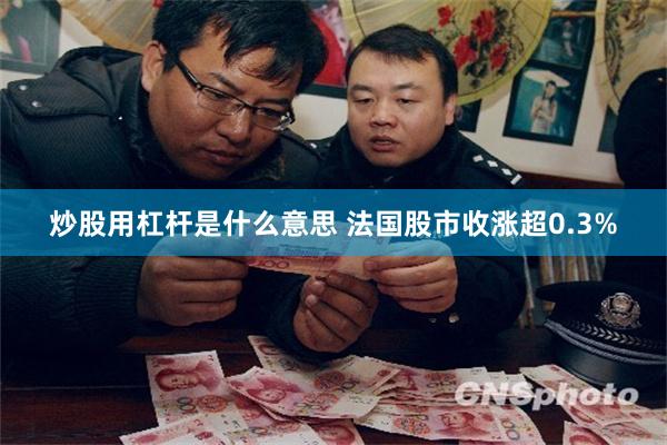 炒股用杠杆是什么意思 法国股市收涨超0.3%